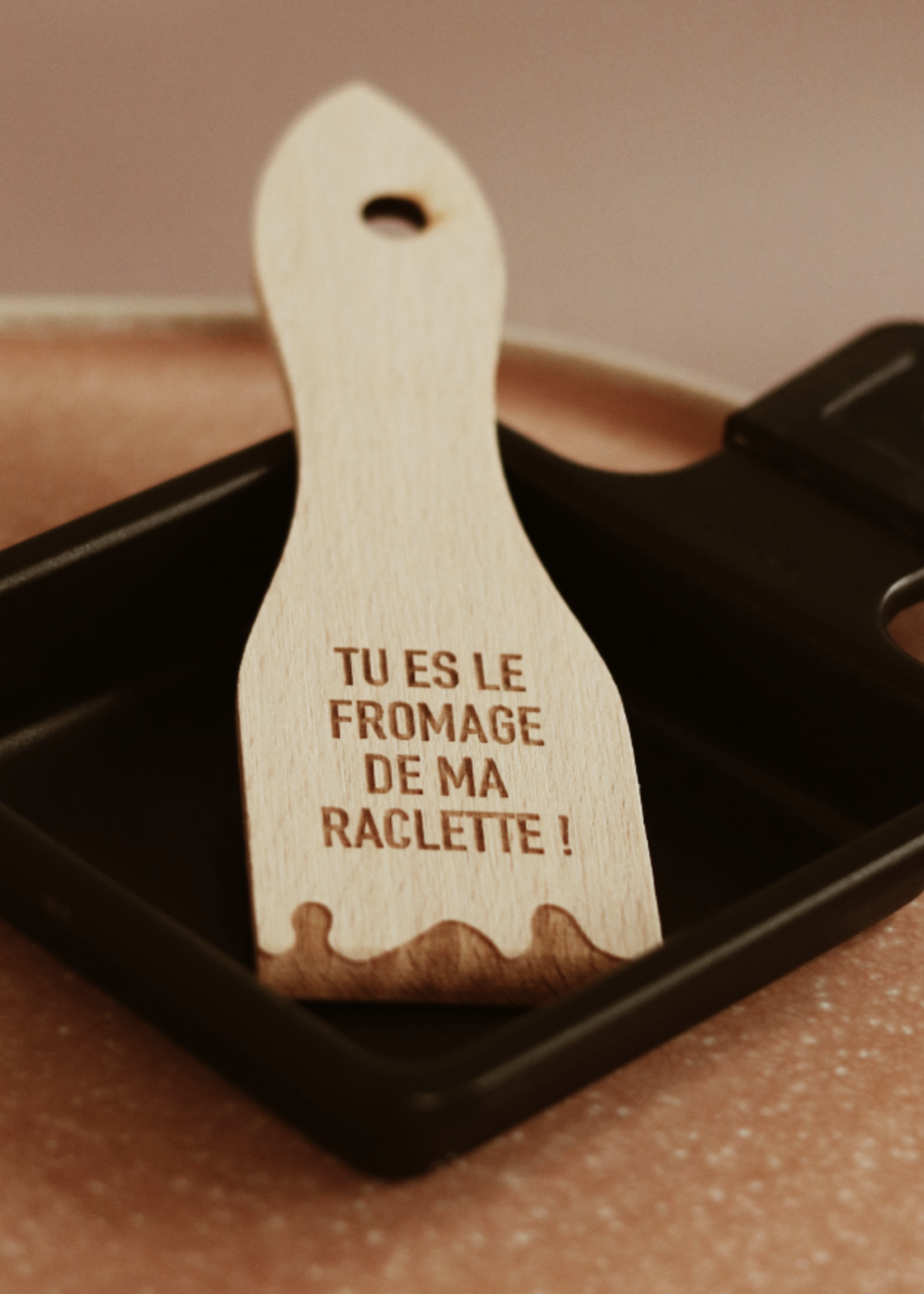By OOAK Spatules à raclette personnalisées