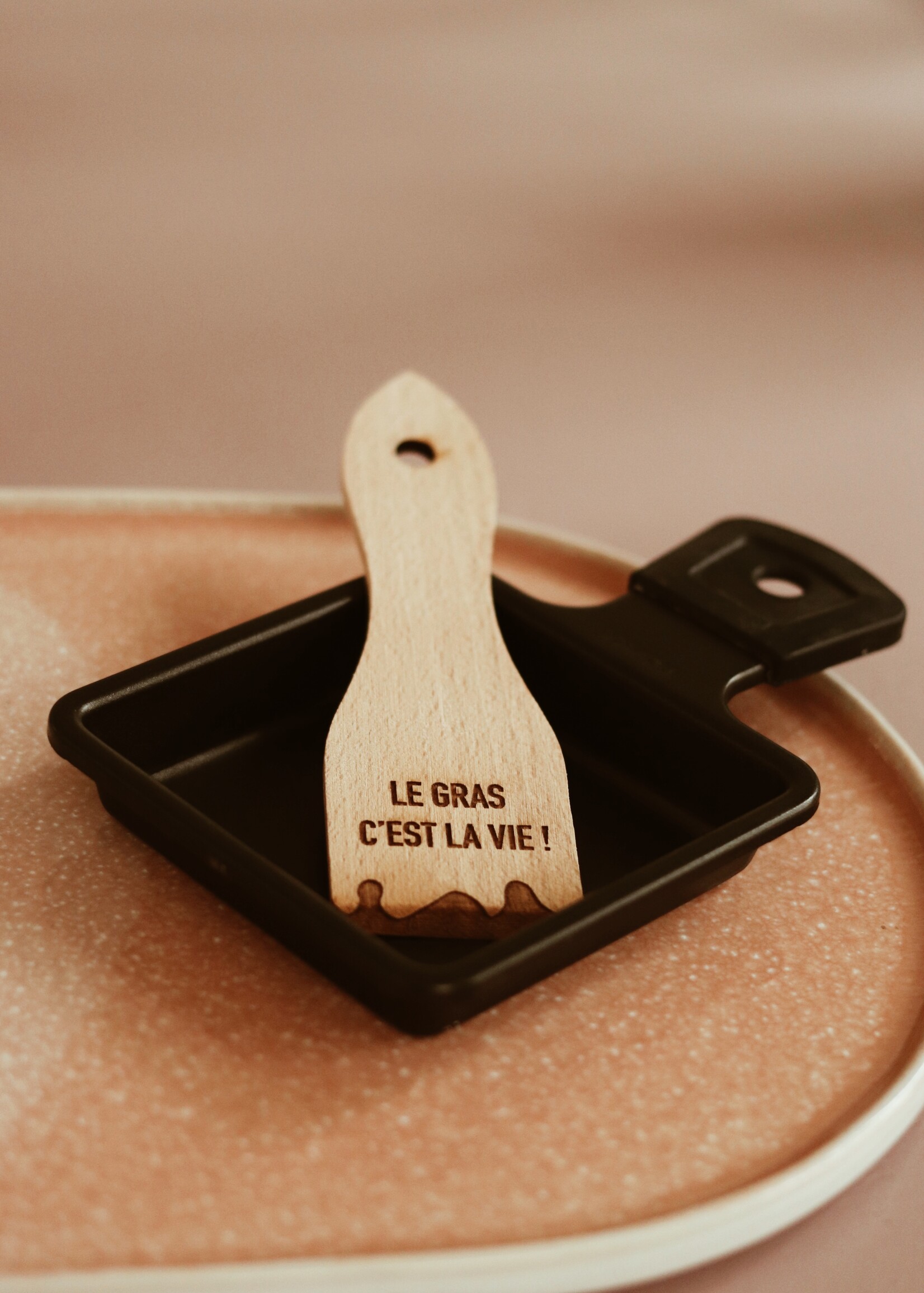By OOAK Customized raclette spatulas