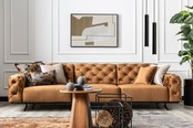 Dallas zitbank Walnoot Bruin Dallas zitbank Walnoot Bruin