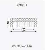 Dallas zitbank Groen Dallas zitbank Groen