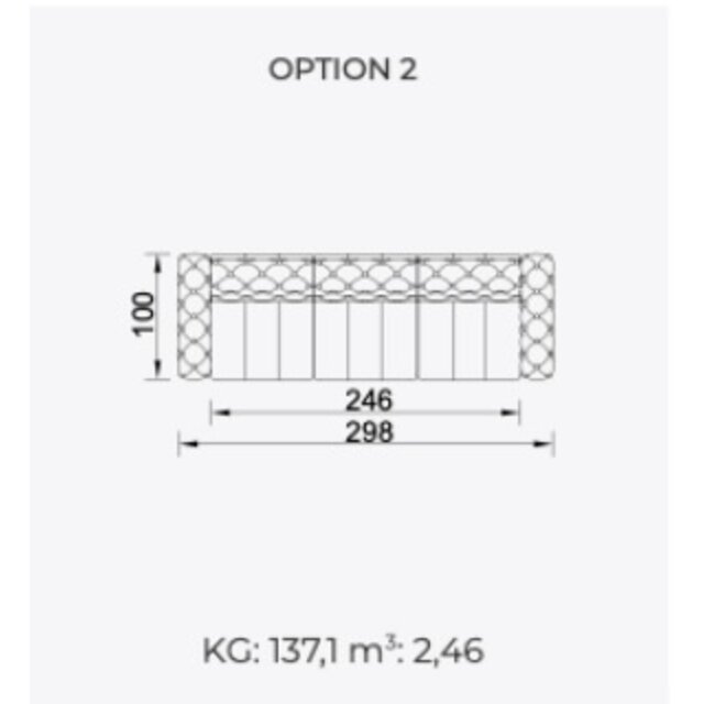 Dallas zitbank Groen Dallas zitbank Groen