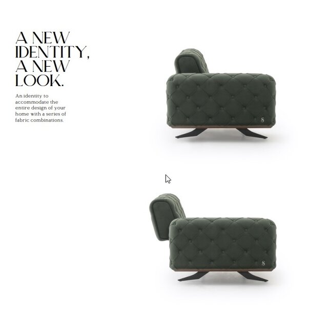 Dallas zitbank Groen Dallas zitbank Groen