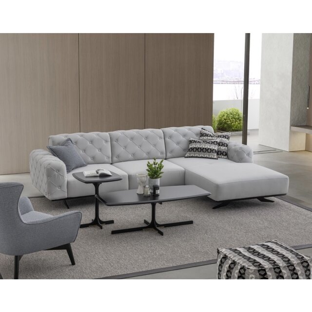 Dallas zitbank lounge Light gray