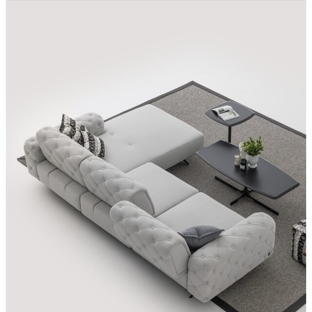 Dallas zitbank lounge Light gray