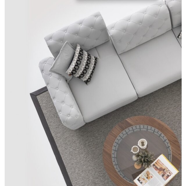 Dallas zitbank lounge Light gray