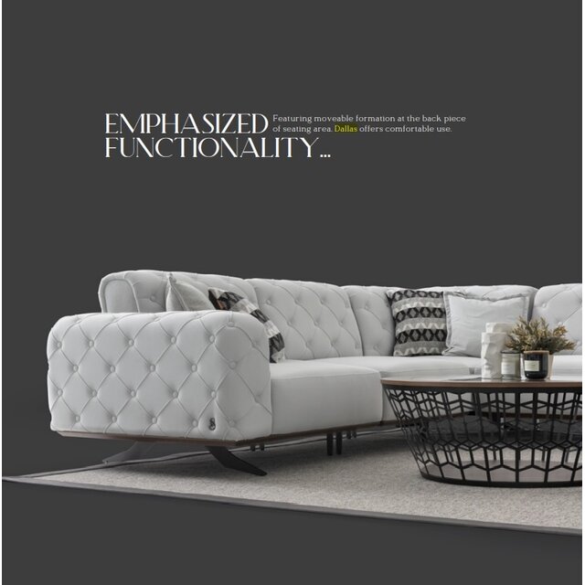 Dallas zitbank 3+2 Light gray Dallas zitbank 3+2 Light gray