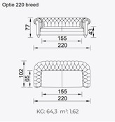 Aspendos zitbank Beige