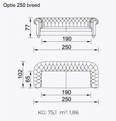 Aspendos zitbank Beige