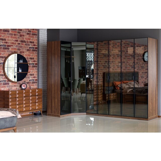 Diana Walnut Slaapkamer set Diana Walnut Slaapkamer set