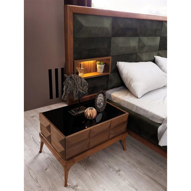 Diana Walnut Slaapkamer set Diana Walnut Slaapkamer set