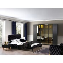 Senfoni Black Slaapkamer set