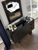 Senfoni Black Slaapkamer set Senfoni Black Slaapkamer set
