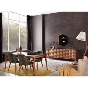 Diana Walnut Woonkamer set