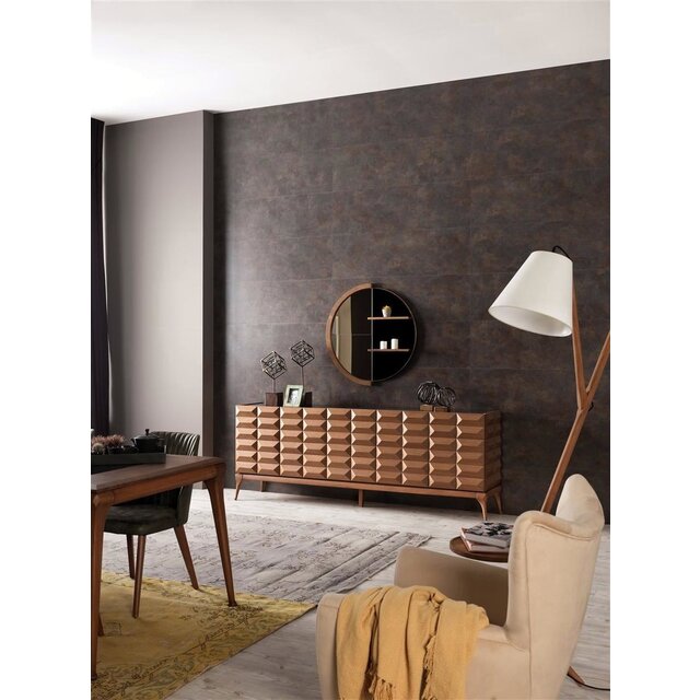 Diana Walnut Woonkamer set