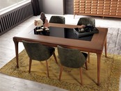 Diana Walnut Woonkamer set