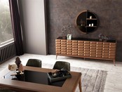 Diana Walnut Woonkamer set