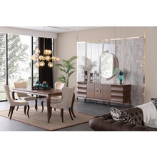 Bianco Walnut Woonkamer set