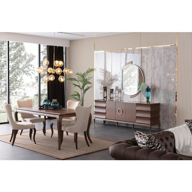 Bianco Walnut Woonkamer set