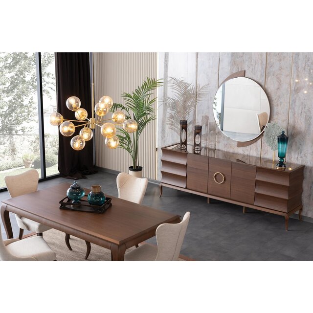 Bianco Walnut Woonkamer set