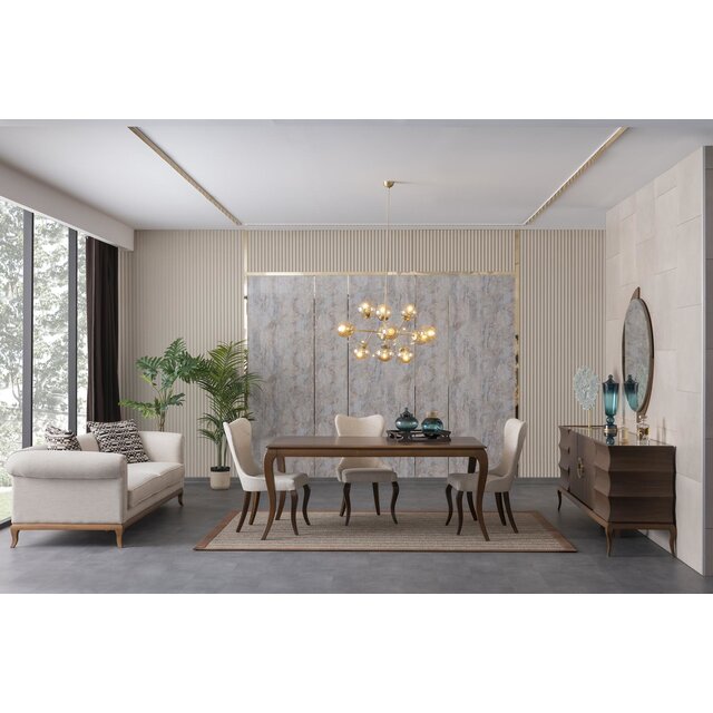 Bianco Walnut Woonkamer set