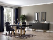 Senfoni Black Woonkamer set