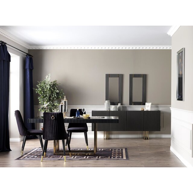 Senfoni Black Woonkamer set