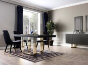 Senfoni Black Woonkamer set