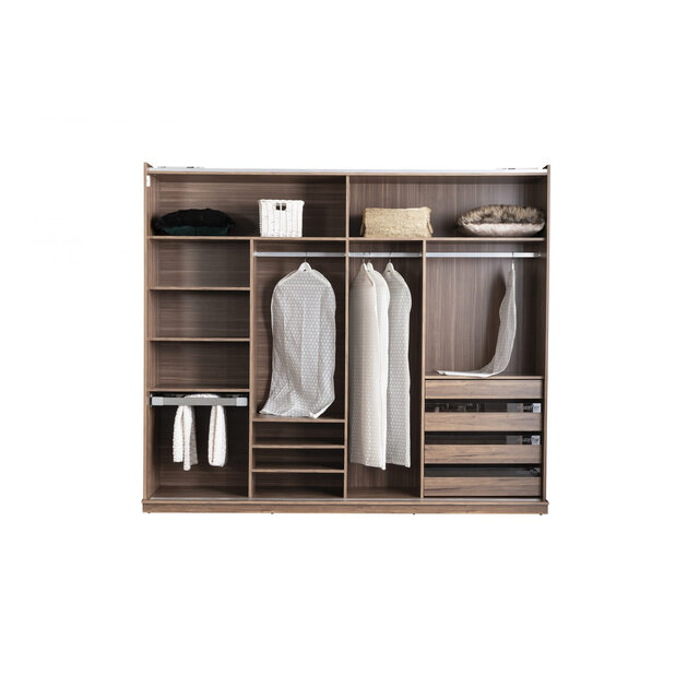 Bianco Walnut Kledingkast Bianco Walnut Kledingkast