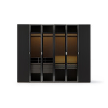 Senfoni Black Kledingkast