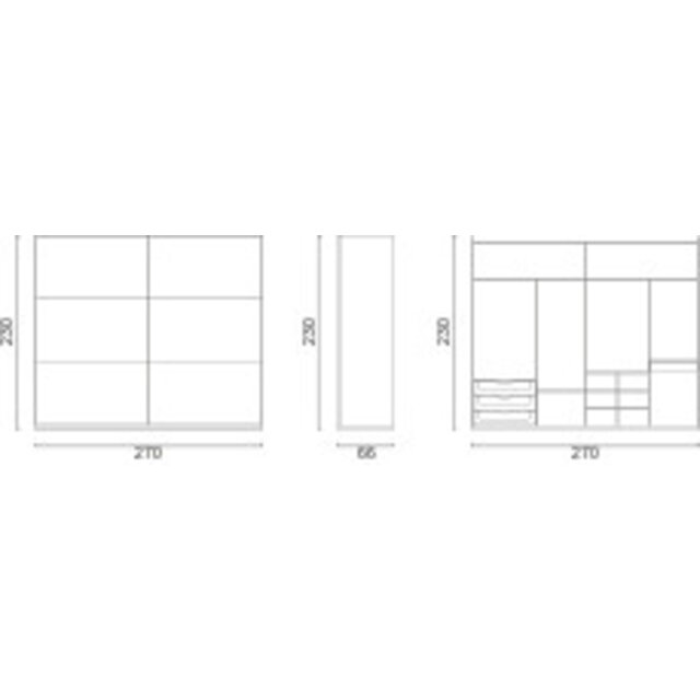 Manhattan Kledingkast