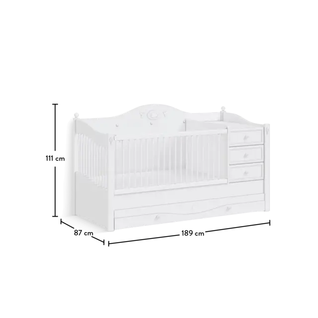 Rustik White Babykamer