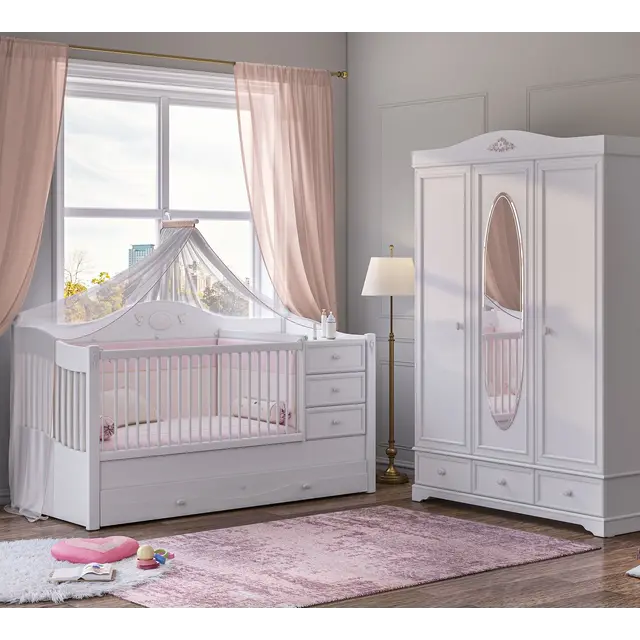 Rustik White Babykamer