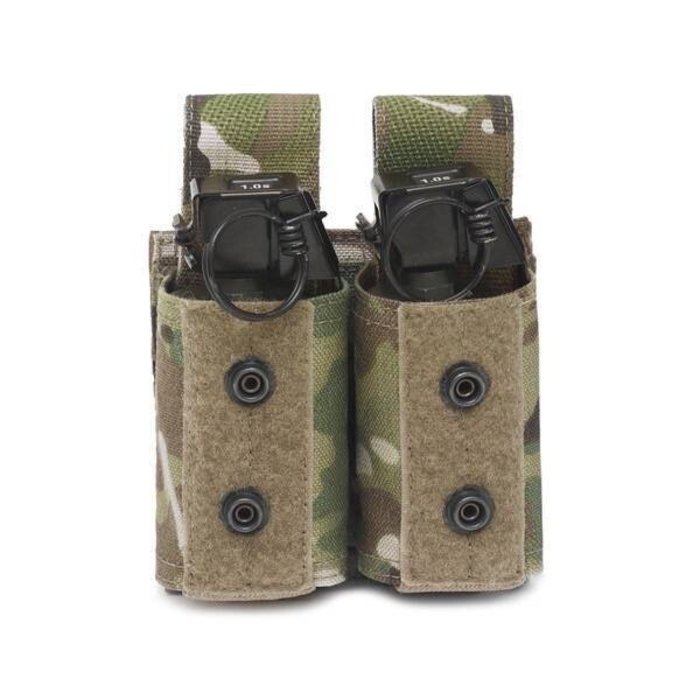 WARRIOR ASSAULT SYSTEMS DOUBLE 40MM GRENADE POUCH - MULTICAM