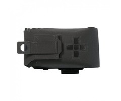 WARRIOR ASSAULT SYSTEMS SMALL HORIZONTAL INDIVIDUAL FIRST AID KIT - BLACK