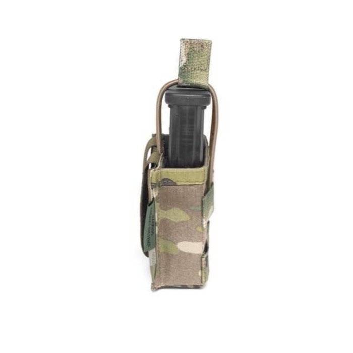 WARRIOR ASSAULT SYSTEMS SINGLE MOLLE OPEN POUCH HK 417 - MULTICAM