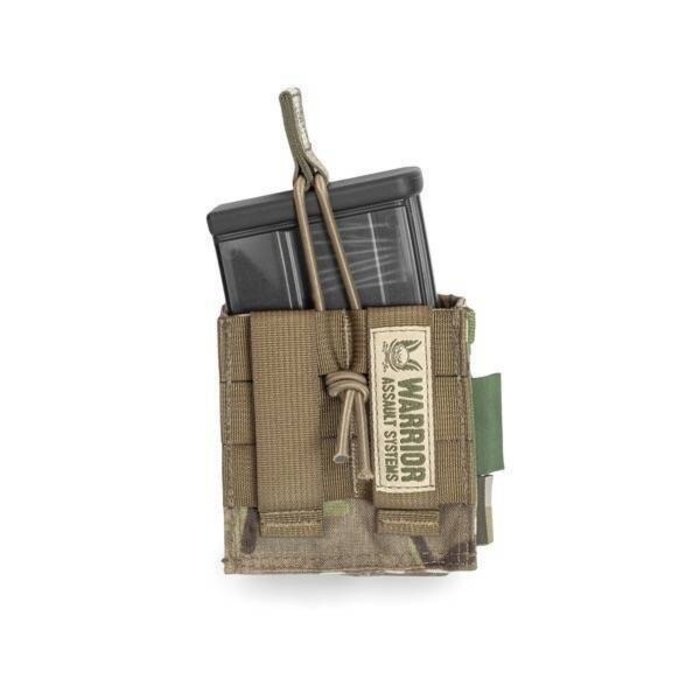 WARRIOR ASSAULT SYSTEMS SINGLE MOLLE OPEN POUCH HK 417 - MULTICAM