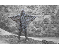 GHOSTHOOD COMPACT PONCHO - BEIGE