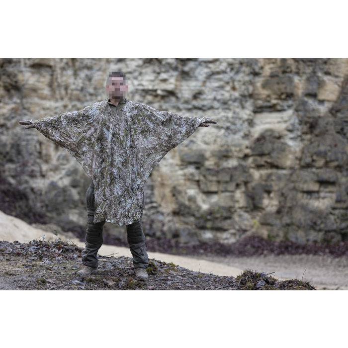 GHOSTHOOD COMPACT PONCHO - BEIGE