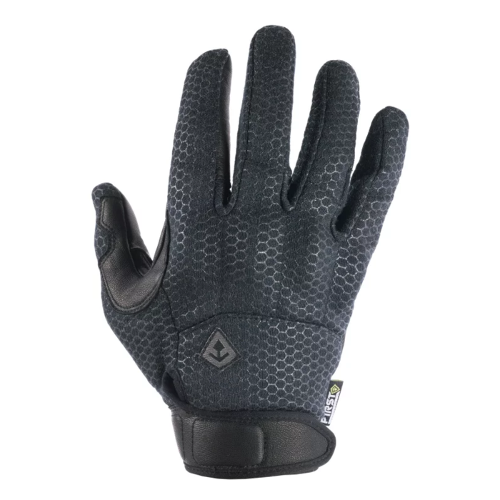 FIRST TACTICAL MEN'S SLASH & FLASH PROTECTIVE KNUCKLE KEVLAR GLOVE - BLACK