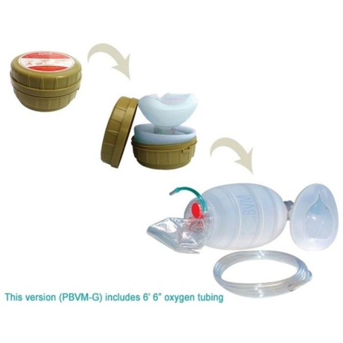 POCKET BVM (WITH O2 TUBING)