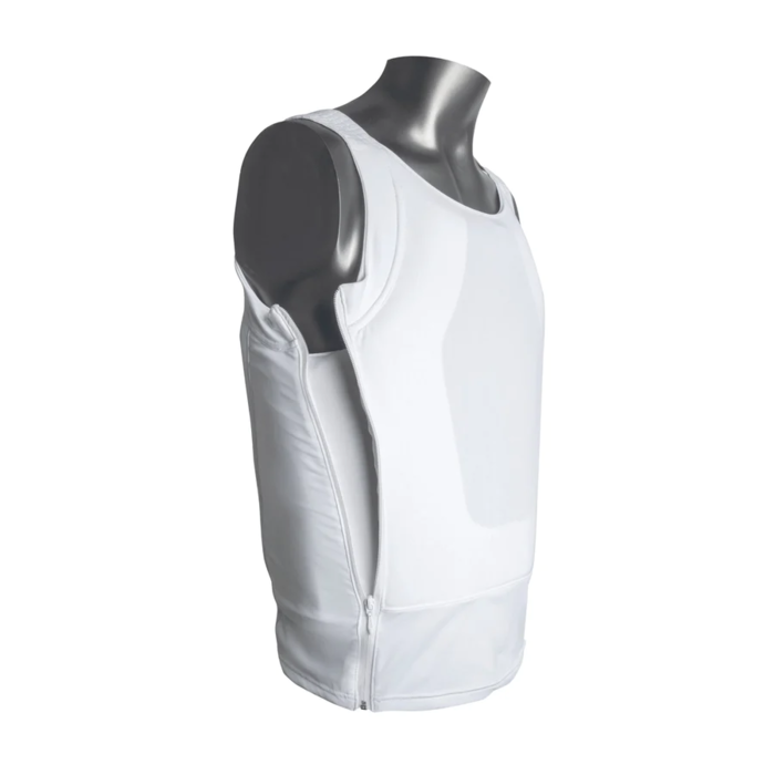 BULLETPROOF TANK TOP WITH SIDE PROTECTION LEVEL IIIA - WHITE