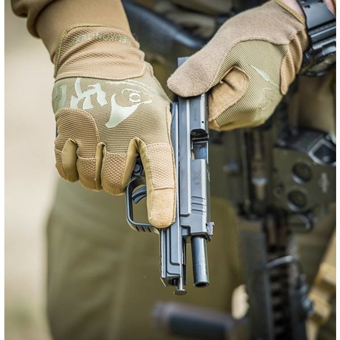HELIKON-TEX ALL ROUND FIT TACTICAL GLOVES® - COYOTE/ADAPTIVE GREEN