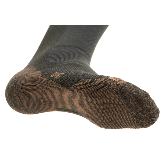 CLAWGEAR MERINO CREW SOCKS - GREEN