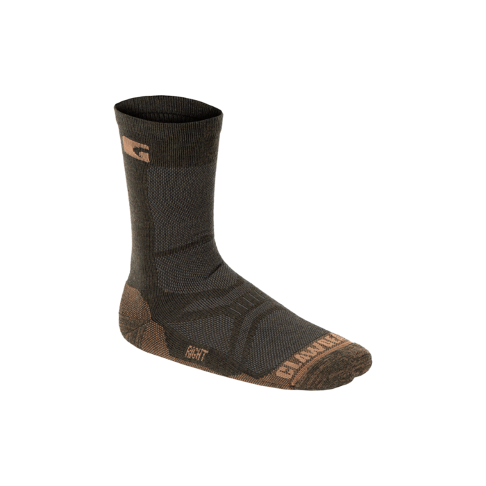 CLAWGEAR MERINO CREW SOCKS - GREEN