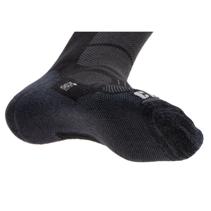 CLAWGEAR MERINO CREW SOCKS - BLACK