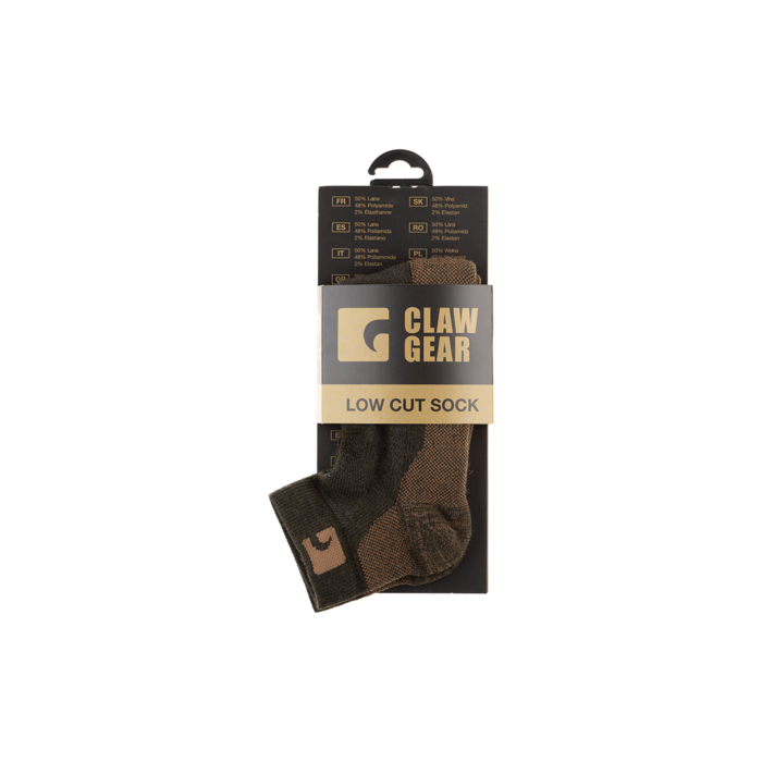 CLAWGEAR MERINO LOW CUT / ANKLE SOCKS - GREEN
