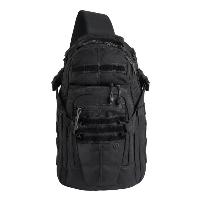 FIRST TACTICAL CROSSHATCH SLING PACK 19L - BLACK