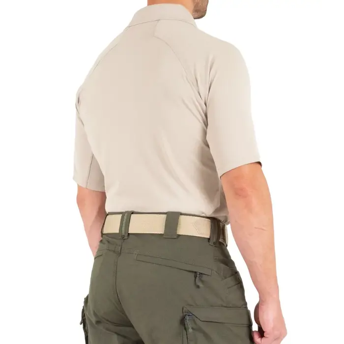 FIRST TACTICAL MEN'S PERFORMANCE SHORT SLEEVE POLO - KAKI