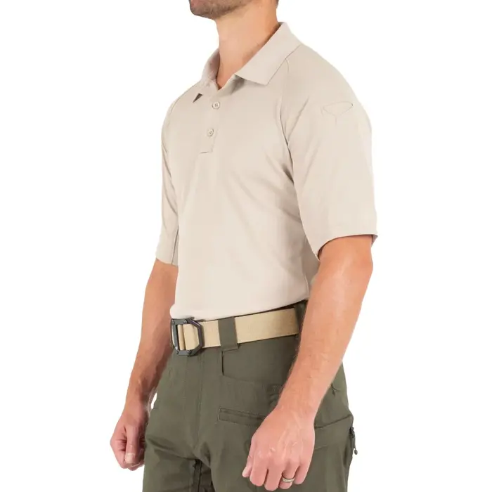 FIRST TACTICAL MEN'S PERFORMANCE SHORT SLEEVE POLO - KAKI