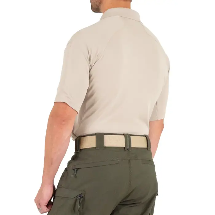 FIRST TACTICAL MEN'S PERFORMANCE SHORT SLEEVE POLO - KAKI
